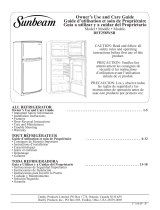 Sunbeam Refrigerator DFF258WSB User manual