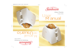 Sunbeam Toaster 3831 User manual