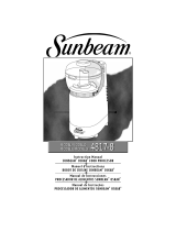 Sunbeam Blender 4817-8 User manual