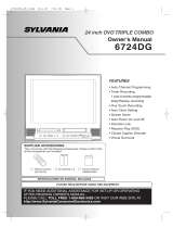 Sylvania DVD Player 6724DG User manual