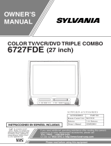 Sylvania TV VCR Combo 6727FDE User manual