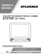 Sylvania TV VCR Combo 6727DF User manual