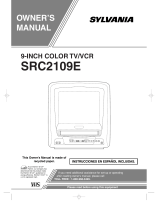 Sylvania TV VCR Combo SRC2109E User manual