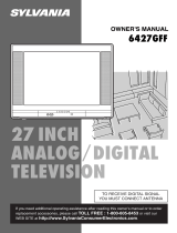 Sylvania CRT Television 6427GFF User manual