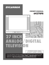 Sylvania CRT Television 6427GFG User manual