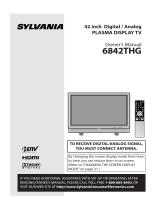 Sylvania Flat Panel Television 6842THG User manual