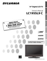 Sylvania LC195SL9B User manual