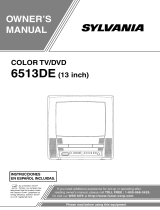Sylvania COLOR TV/DVD User manual