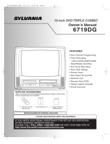 Sylvania TV DVD Combo 6719DG User manual