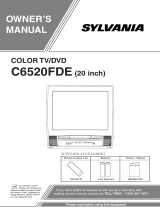 Sylvania TV DVD Combo C6520FDE User manual