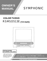 Sylvania COLOR TV/DVD User manual