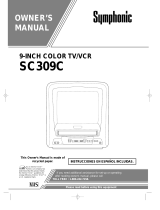 Sylvania SC309C User manual