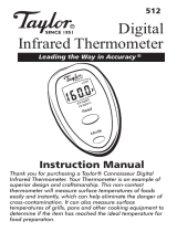 Taylor Thermometer 512 User manual