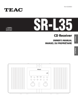 TEAC SR-L35 User manual