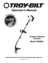 Troy-Bilt Trimmer TB20DC User manual