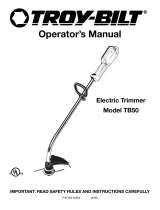 Troy-Bilt TB50 User manual