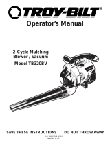 Troy-Bilt Vacuum Cleaner TB320BV User manual