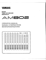 Yamaha Music Mixer AM802 User manual