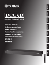 Yamaha DCU5D User manual