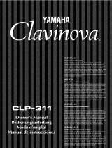 Yamaha Electronic Keyboard CLP-311 User manual