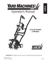 Yard Machines Cultivator 769-00872A User manual