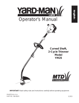 Yard-Man Trimmer YM25 User manual