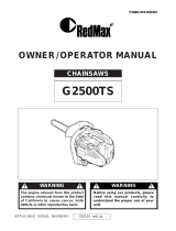 Zenoah Chainsaw G2500TS User manual