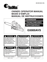 Zenoah Chainsaw G5000AVS User manual