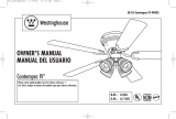 Westinghouse Outdoor Ceiling Fan UL-ES-Contempra IV-WH05 User manual