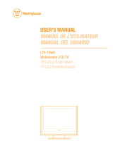 Westinghouse LTV-19w6 User manual