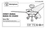 Westinghouse Outdoor Ceiling Fan UL-ES-VectorElite-WH09 User manual