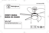 Westinghouse Outdoor Ceiling Fan UL-ES-TurboSwirl-WH05 User manual
