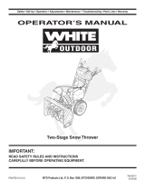 White Outdoor Snow Blower 769-04211 User manual