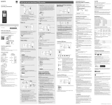 Sony PCM-A10 User manual