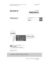 Sony KD-65X7000G Reference guide