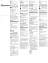 Sony USM32M1 Owner's manual