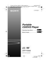 Sony DVP-FX955 Operating instructions