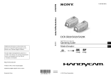Sony DCR-SX20 Operating instructions