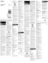 Sony RDP-X200IPN Operating instructions
