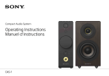 Sony CAS-1 Operating instructions