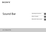 Sony HT-CT370 Operating instructions
