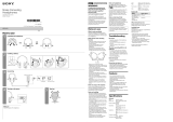 Sony MDR-NC8 Operating instructions