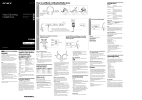 Sony MDR-10RNCiP Operating instructions