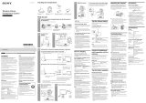 Sony MDR-RF912RK Operating instructions