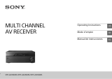 Sony STR-ZA1100ES Operating instructions