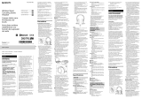 Sony MDR-100ABN Reference guide