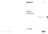 Sony VPL-VW295ES User manual
