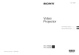 Sony VPL-VW365 Quick start guide