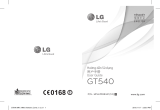 LG GT540.AEROTS User manual