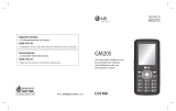 LG GM205.AFRABK User manual